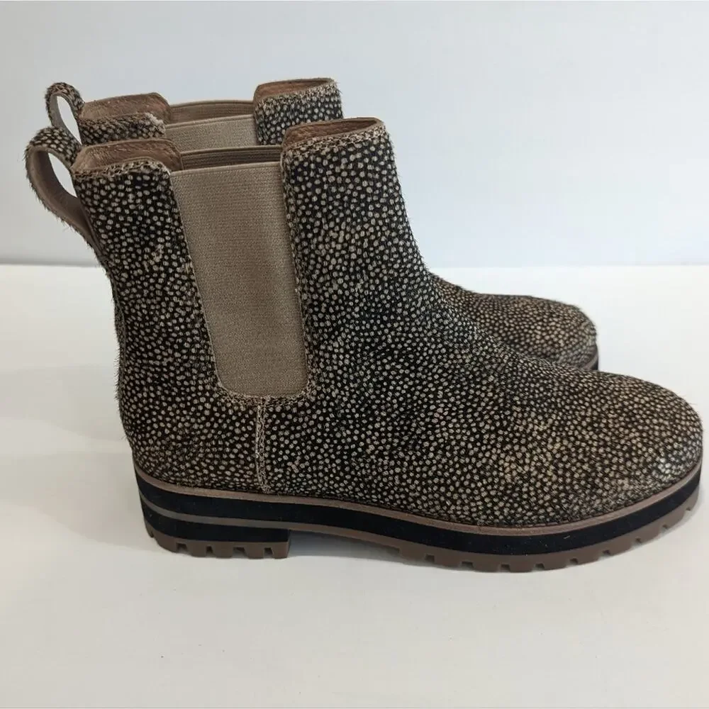 Madewell The Ivy Chelsea Boot in Mini Dot Calf Hair NWOB - Picture 5 of 9